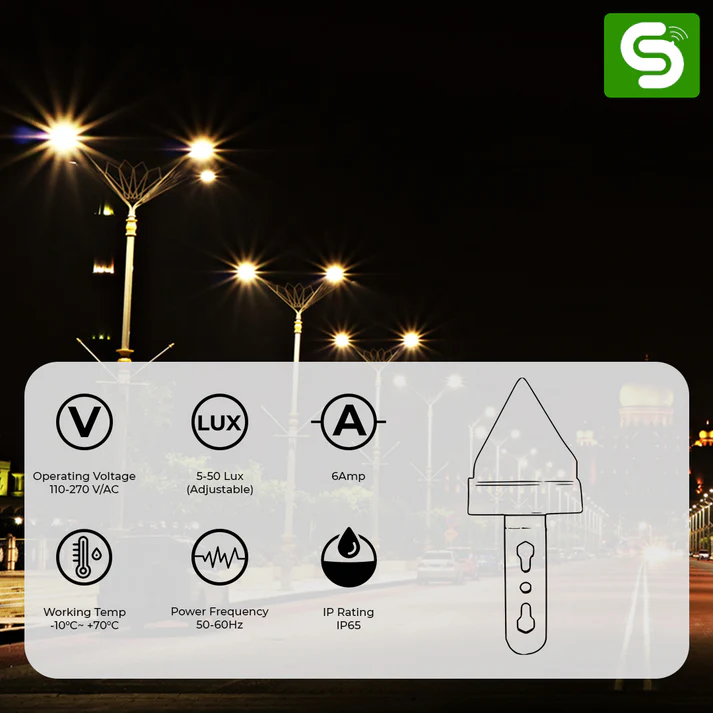 Auto Day/Night Photocell 16A ESY-LD01 - Image 2