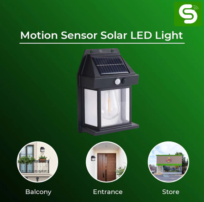 Motion Sensor Solar LED Light PIR Wall Mount - Image 4