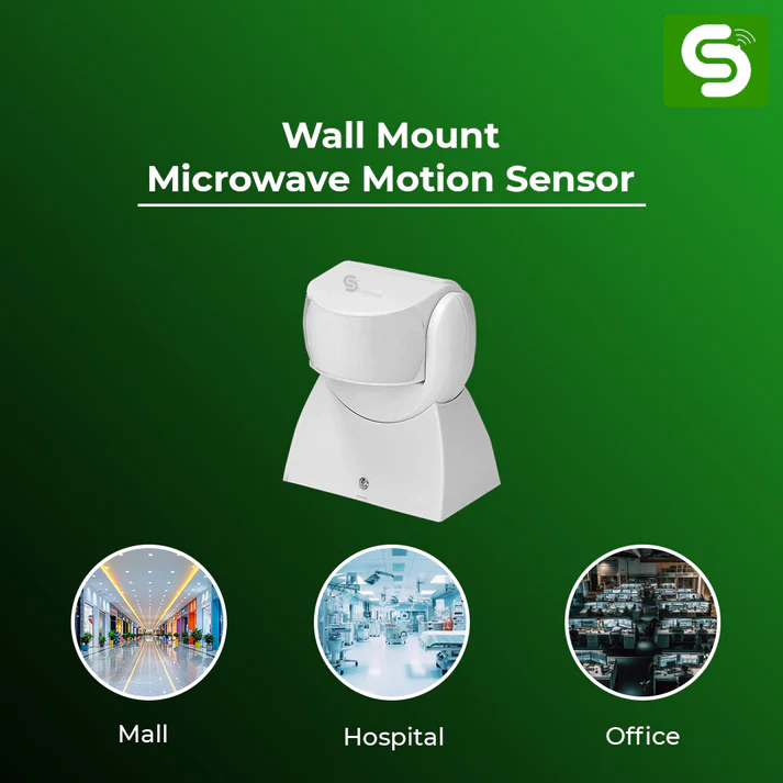 180° Microwave Motion Sensor Wall Mount ESY-M06 - Image 5