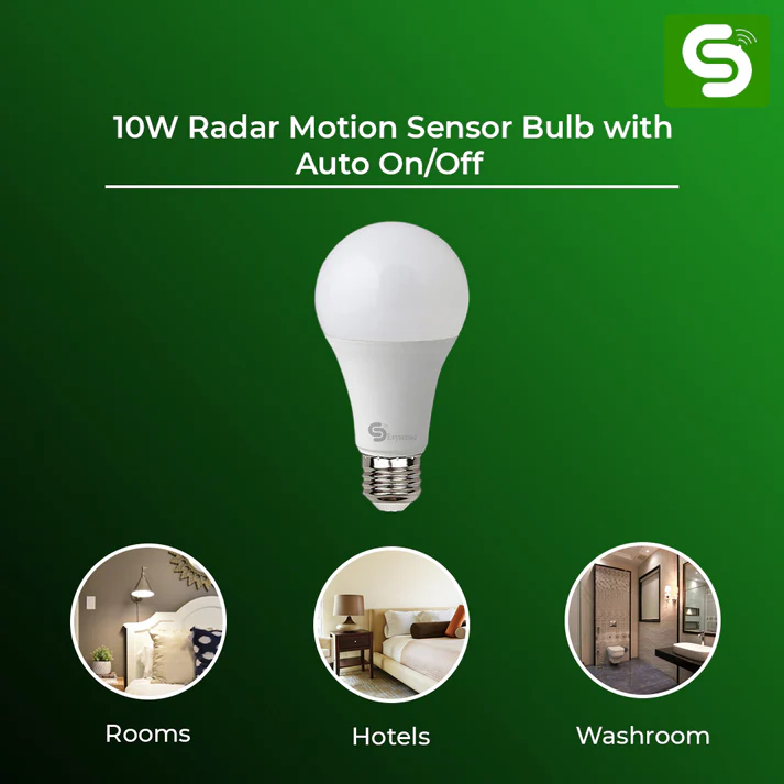 Motion Sensor Bulb E27 10W On/Off - Image 5
