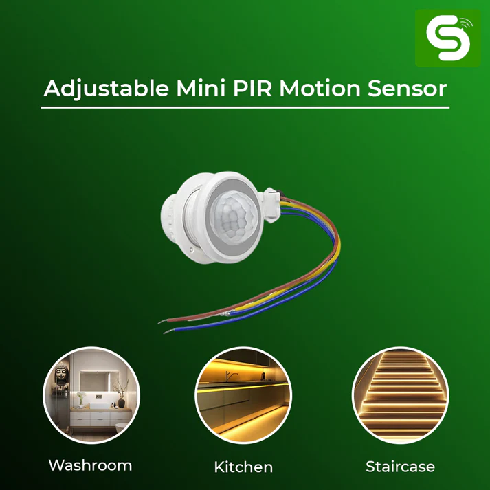 Adjustable Mini PIR Motion Sensor ESY-P08 - Image 5