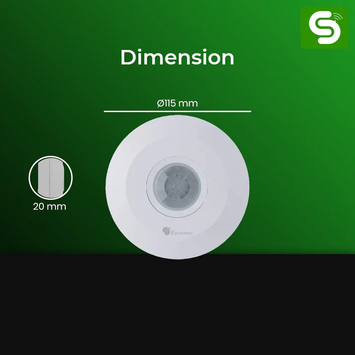 360° PIR Occupancy Sensor with Remote ESY-P17 - Image 3