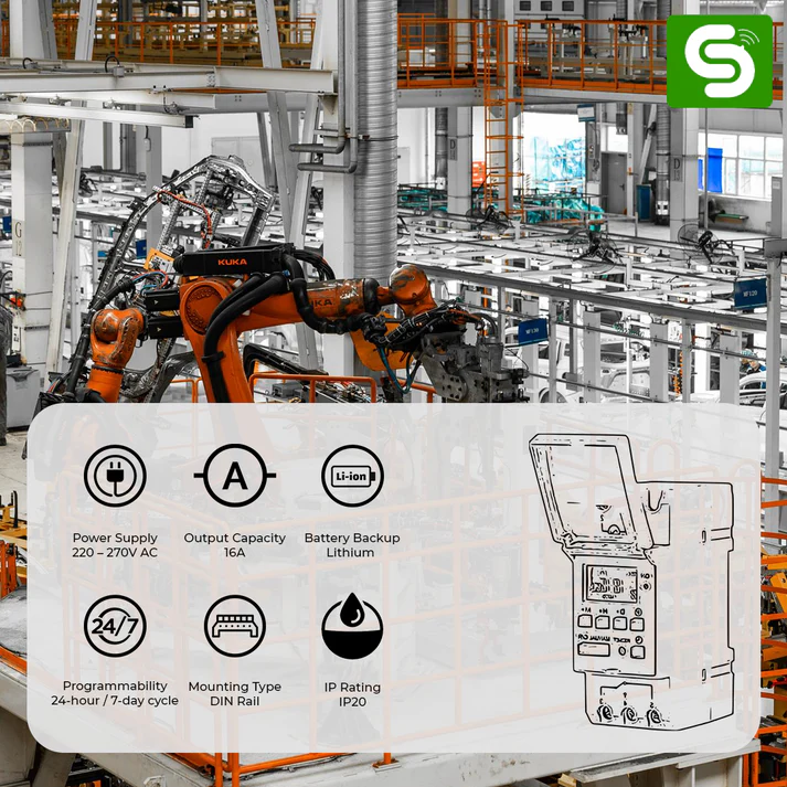 Digital LCD Timer Relay DIN Rail ESY-TC32 - Image 2