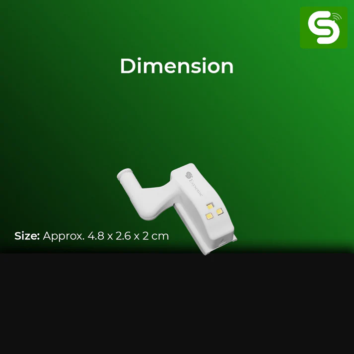 Hinge Light for Cabinets with Battery - Image 3