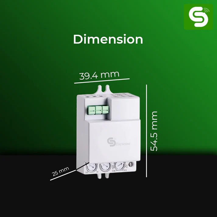Microwave Motion Sensor 180Â°/360Â° ESY-M11 - Image 3