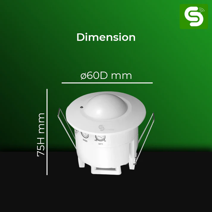 Microwave Motion Sensor 360° Recessed ESY-M30 - Image 3