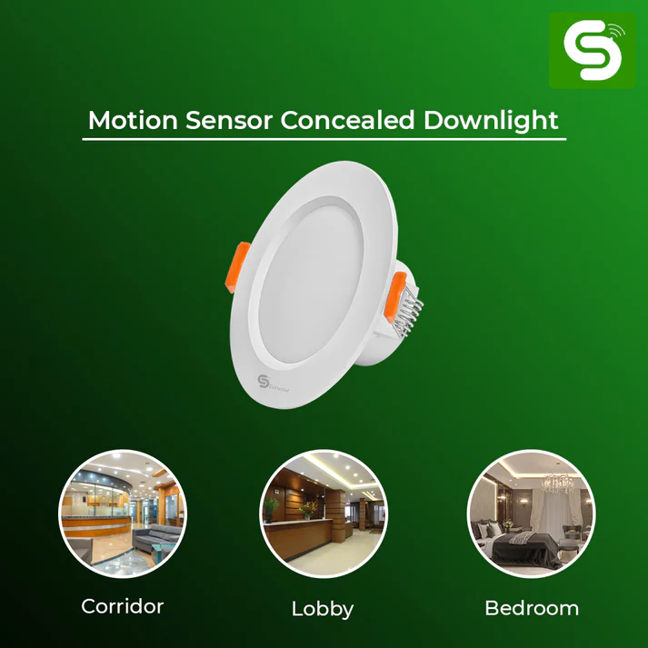 Motion Sensor Concealed Downlight 10W Day/Night - Image 5