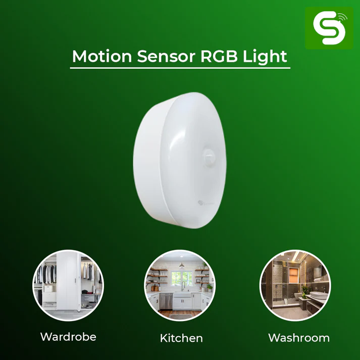 Motion Sensor RGB Light 360° Rechargeable ESY-RGB - Image 4