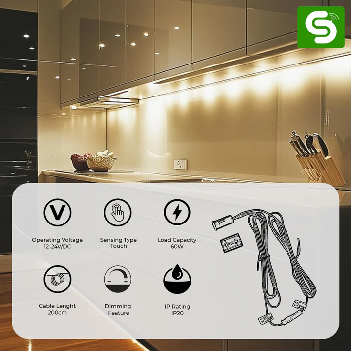 Touch Wardrobe Cabinet Smart IR Sensor ESY-M40 - Image 2