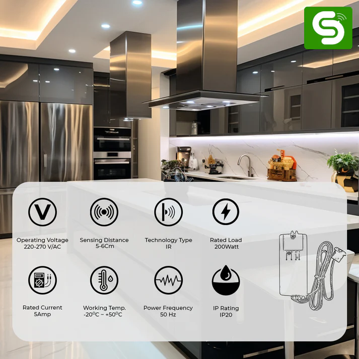 Wardrobe Cabinet IR Sensor ESY-M20 - Image 2